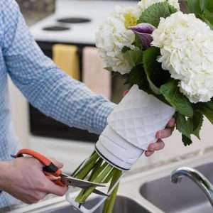 Amaranth Vase with Easy Stem Access