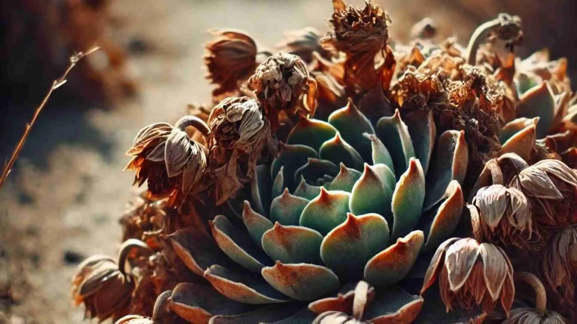 Flowering Succulent Dying